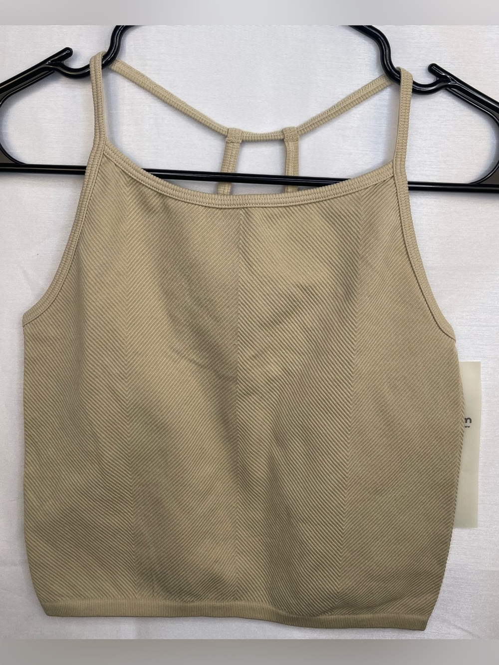 NWT Mono B Textured Tank Taupe